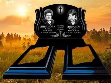 Памятник из декоративного литьевого мрамора