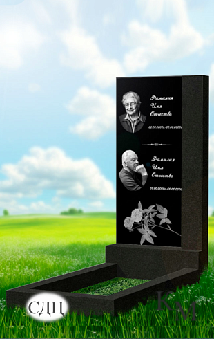 Памятник из стекла закаленного СДЦ 100х50х10