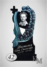 Памятник. Комплект из гранита 63-42 фреза 3D