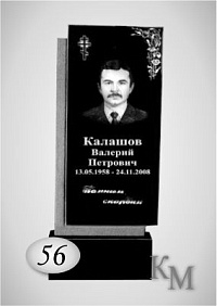 Памятник. Комплект 63-56 РП стела 80х40х5